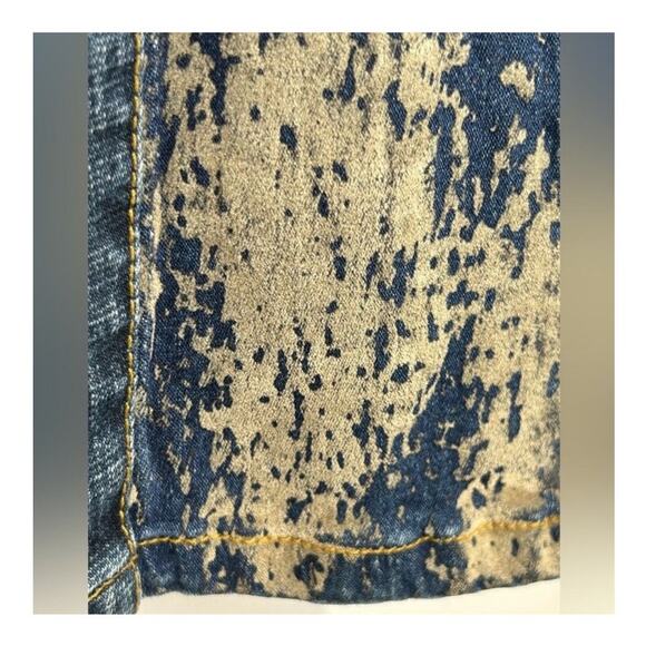 Rare Vintage Younique Y2K Embellished Velvet Flare Jeans | Low Rise | Size 13 - Picture 7 of 16